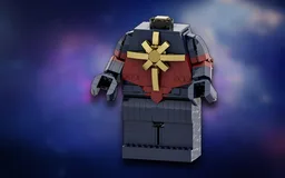 Up-Scaled LEGO Minifigure Body - Captain Marvel