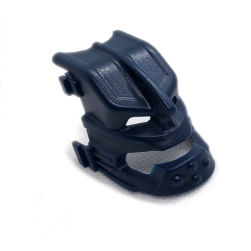 Lego Large Figure Mask from Canister Lid (Piraka Vezok) - Set 8902 / Dark Blue