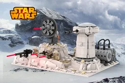 SW Episode 5 Battle on Hoth (Rebel cannons) MOC