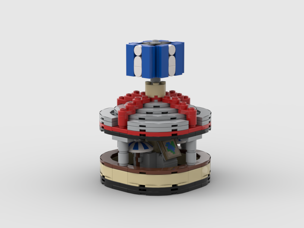 Lego MOC - Information Kiosk RCT2