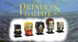The Princess Bride BRICKHEADZ - Westley, Buttercup, Inigo, Fezzik, Vizzini