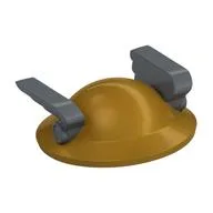 Helmet with Two Gold Wings (The Flash) / Flat Silver