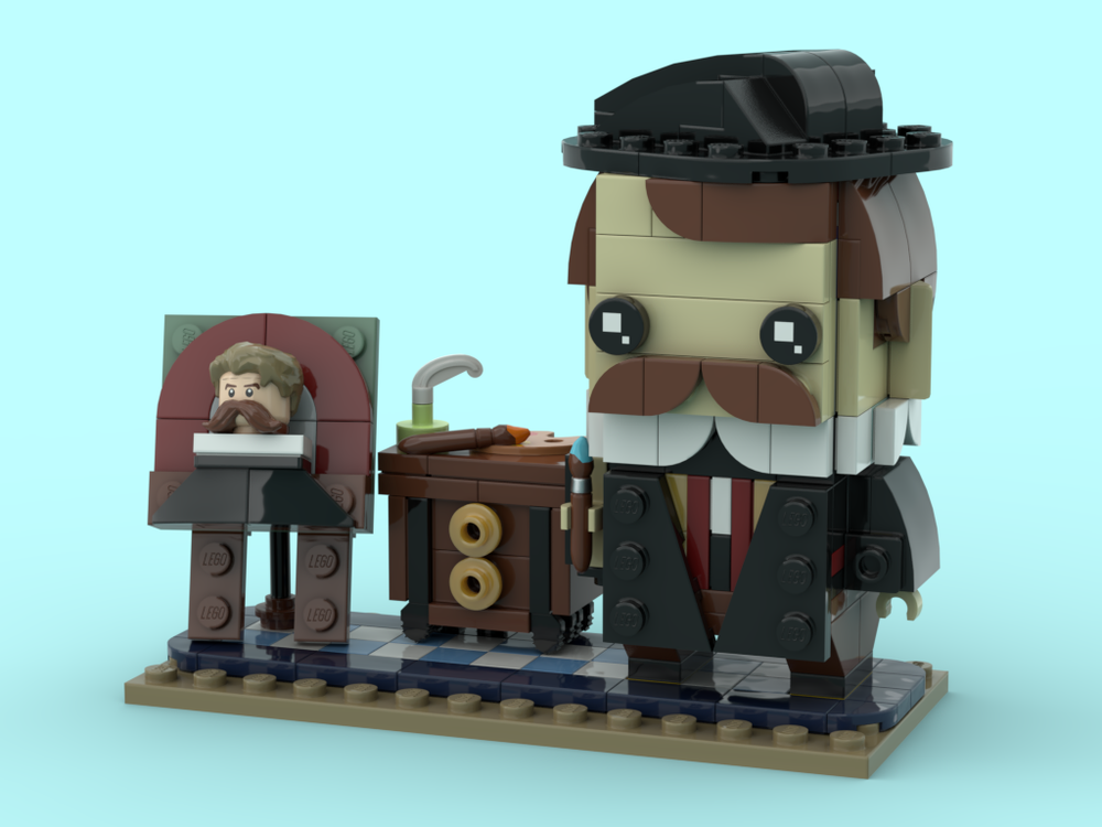 Lego Dutch painter Rembrandt