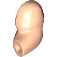 Lego Bigfig Arm, Left [Plain] / Light Nougat
