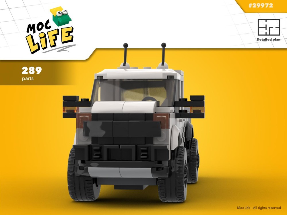 Lego Ford F-150 Raptor / SVT quad cab small bed