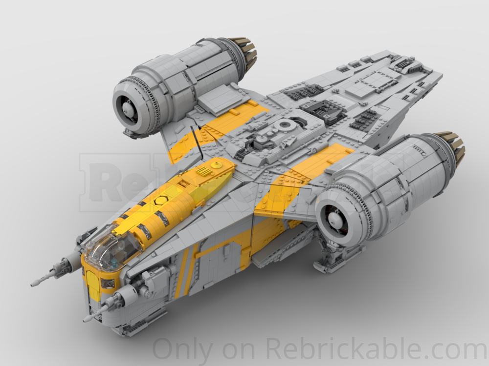 Lego Mando and Grogu - UCS Razor-Crest