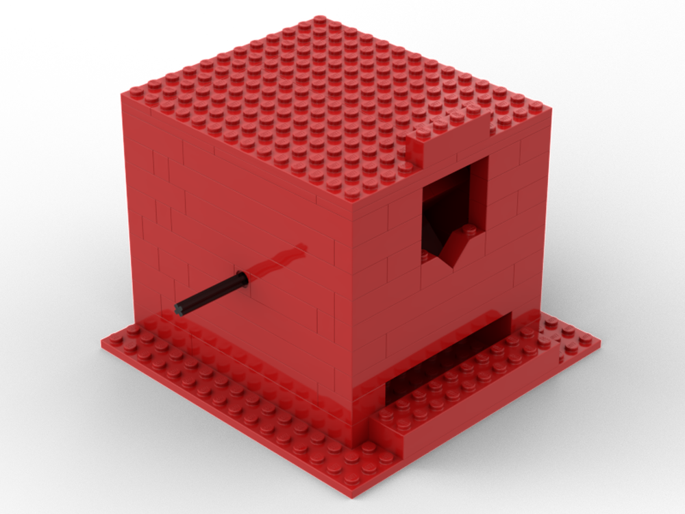 Lego Red monster vacuum turbine v2