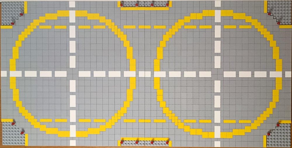 Lego Double Lunar Landing Field for the LL938 Super Galaxy Explorer