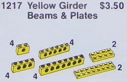 Yellow Girder Beams & Plates