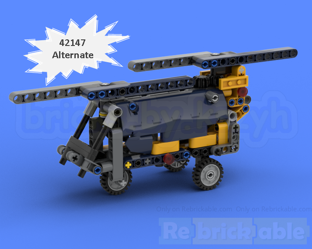 Lego Chinook Helicopter (42147 Dump Truck Alternate)