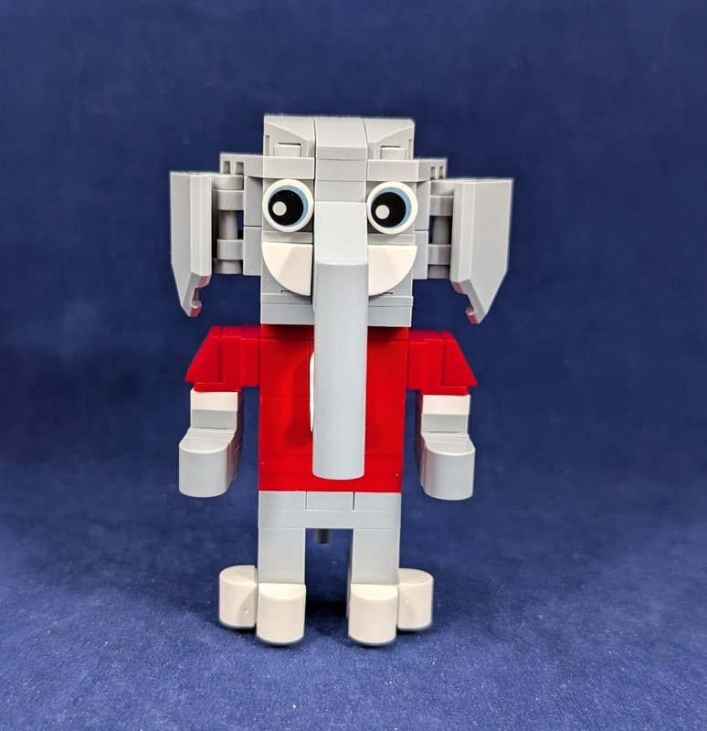 Lego University of Alabama Big Al Mini Mascot