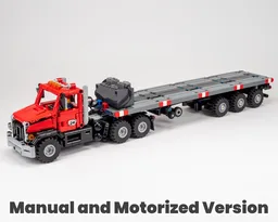 Heavy-Duty Truck and Steering Axle Trailer