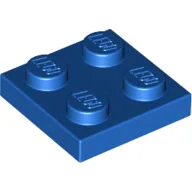 Plate 2 x 2 / Blue