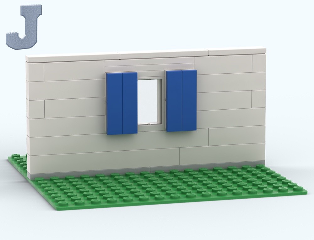 Lego Custom Shutters / Curtains Building Exercise
