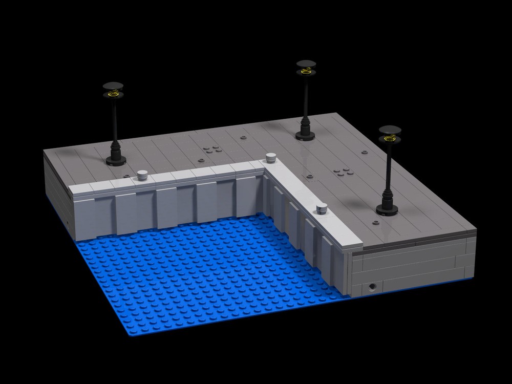Lego Harbour Inner Corner (Module)
