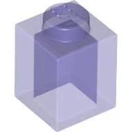 Brick 1 x 1 / Trans-Purple