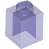 Lego Brick 1 x 1 / Trans-Purple