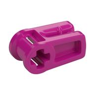 Lego Wire Clip with Axle Hole / Magenta