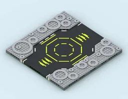 MILS Space Road Straight 14 Studs Wide