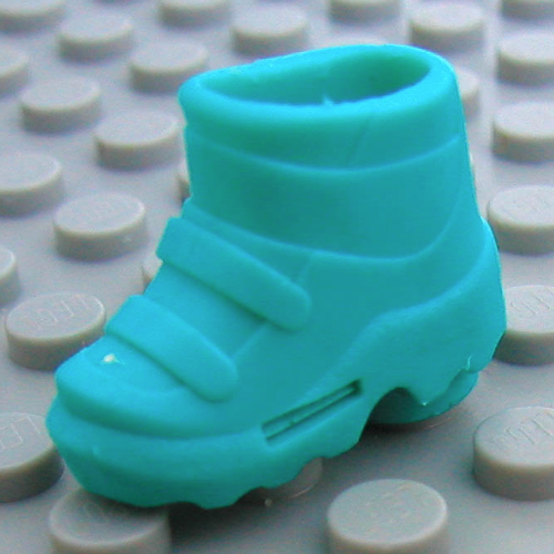 Lego Scala, Shoe / Boot (Ski/Hiking) - Light Turquoise Sole / Orange