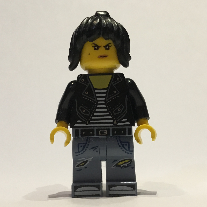 Lego Nya in Leather Jacket
