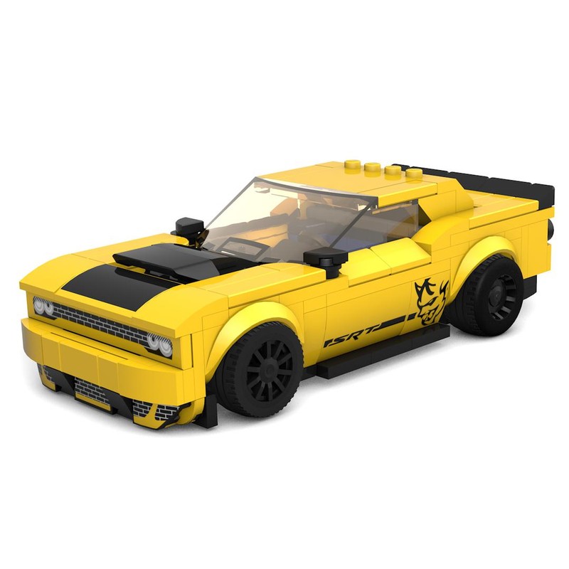 Lego 2018 Dodge Challenger SRT Demon , 8 wide style