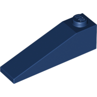 Lego Brick Sloped 18° 4 x 1 / Dark Blue
