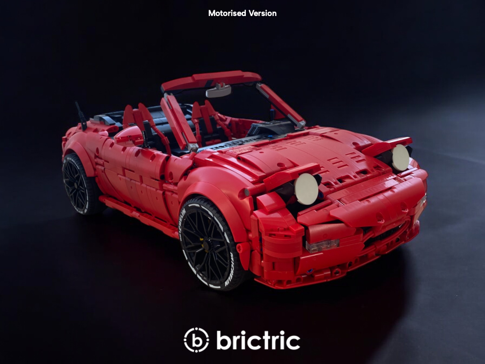 Lego Mazda MX5 Miata (NA) motorised