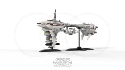 Micro EF76 Nebulon-B Escort Frigate & ultramicro M.falcon for Rebel Fleet Complete Edition