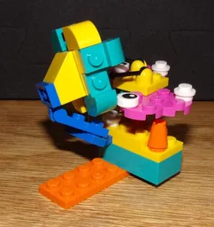 A butterfly and a flower