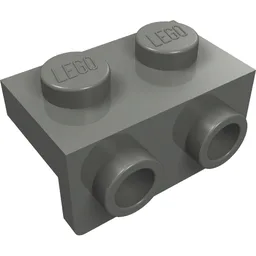 Bracket 1 x 2 - 1 x 2 / Dark Bluish Gray