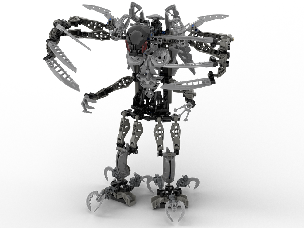 Lego Bionicle Dark Hunter Gladiator MOD - no illegal connections
