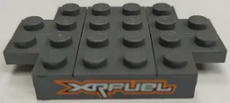 Stickered Assembly 6 x 4 x 2/3 with 'XRFUeL' Pattern on Both Sides (Stickers) - Set 8154