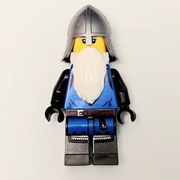 Mountain Fortress Black Falcon Soldier - Helmet with Neck Protector, Beard