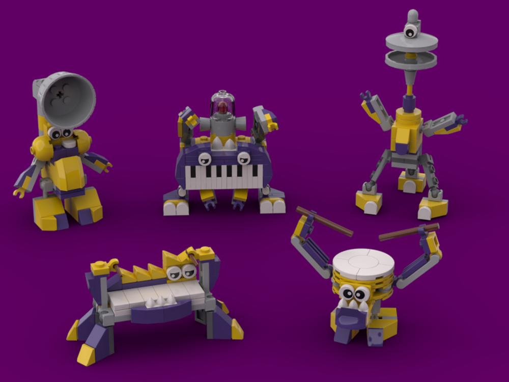 Lego The Mixies Background
