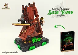 Siege of Gondor: Siege Tower (at same scale as 11377)