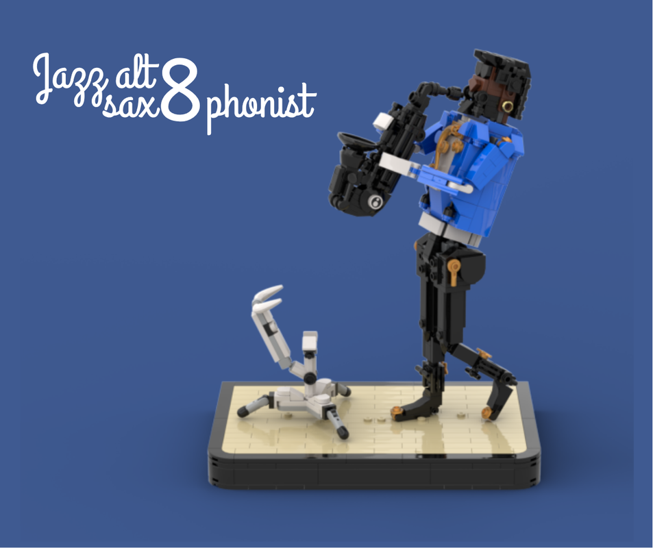 Lego Jazz Alto Saxophonist