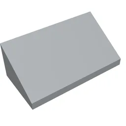 Brick Sloped 30° 1 x 2 x 2/3 / Light Bluish Gray