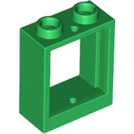 Window 1 x 2 x 2 Flat Front / Green