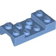 Wheel Arch, Mudguard 2 x 4 Studded with Hole / Medium Blue