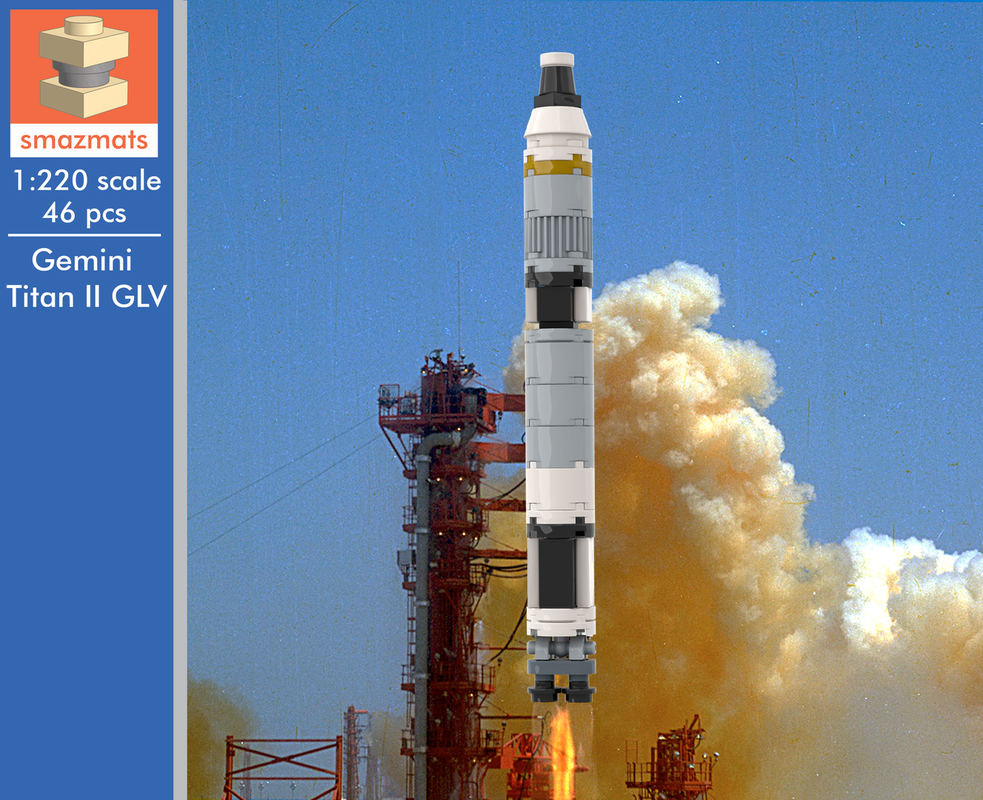 Lego Gemini Titan II GLV [1:220 scale]