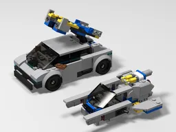 Floating Cannon with Mobile Launcher