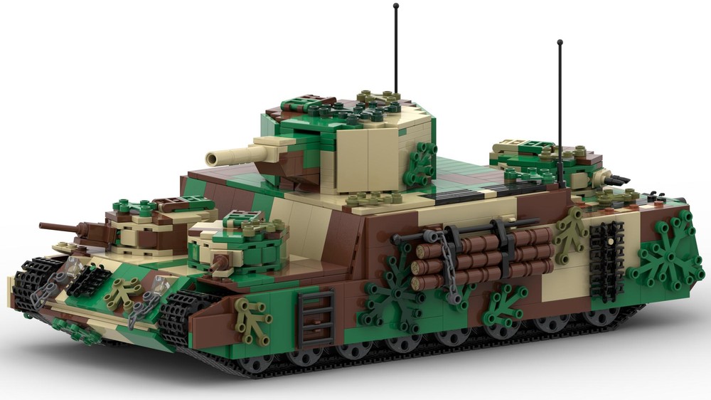 Lego 1:30 O-I, Japanese Super Heavy Tank