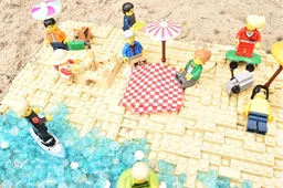 The beach