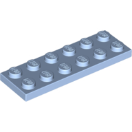 Lego Plate 2 x 6 / Bright Light Blue
