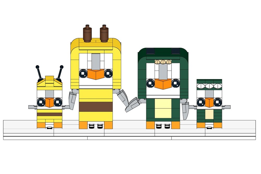 Lego Bumble The Penguin Bee And The Rest Of His Family!