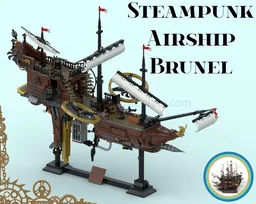 Steampunk Pirate Airship "Brunel" | Steampunk Pirates