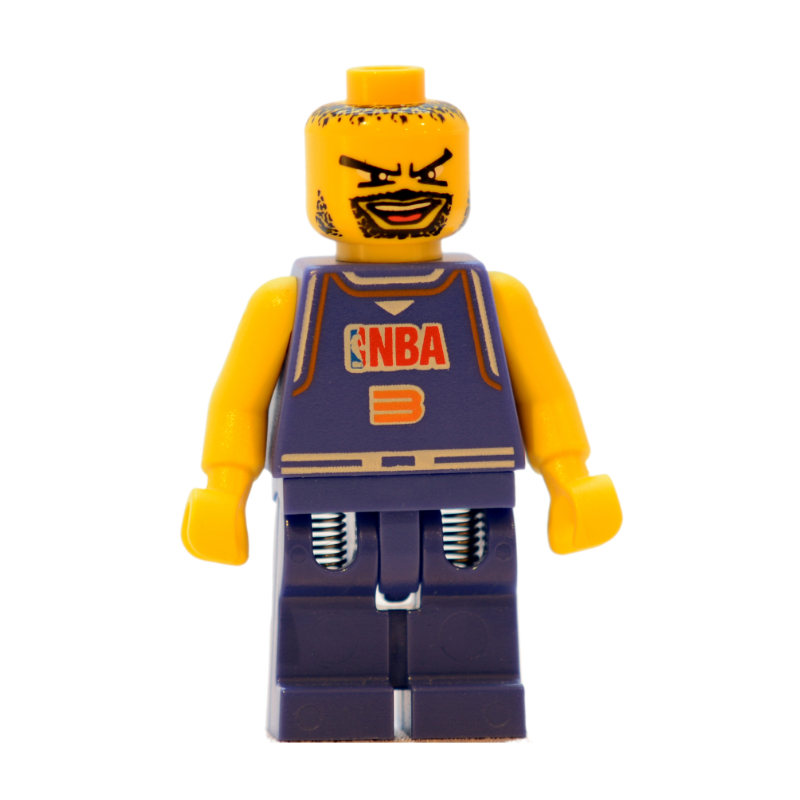 Lego Basketball Player, Violet Torso, Violet Legs 3