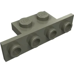 Bracket 1 x 2 - 1 x 4 [Square Corners] / Dark Gray
