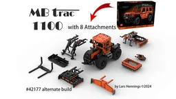42177 MB Trac 1100 with 8 Attachments